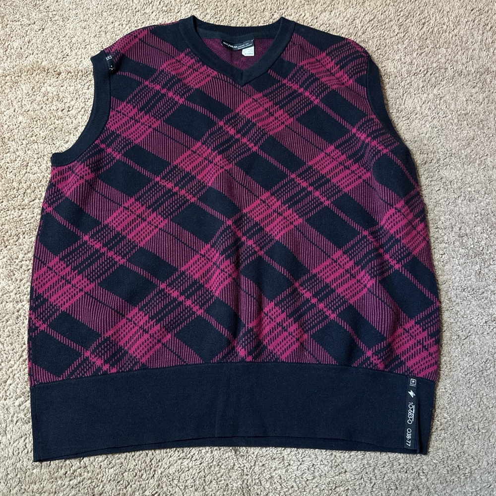 Vtg Rocawear Sweater Vest Men’s 3XL Multicolor Casual Preppy